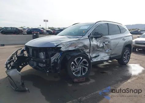 2025 Hyundai Tucson Hybrid Limited z USA, uszkodzony, nr VIN KM8JEDD12SU261590